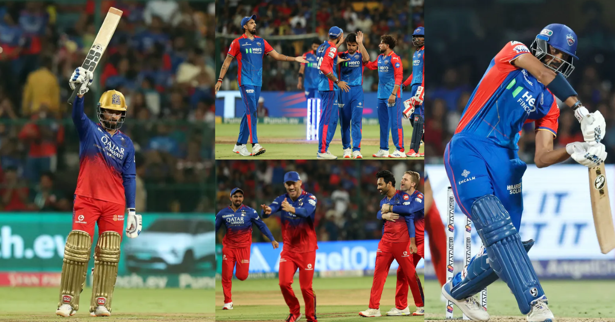 RCB vs DC Highlights: 22 चौके-16 छक्के, पहले गरजे रजत पाटीदार, फिर गेंदबाजों ने किया वार, RCB ने दिल...