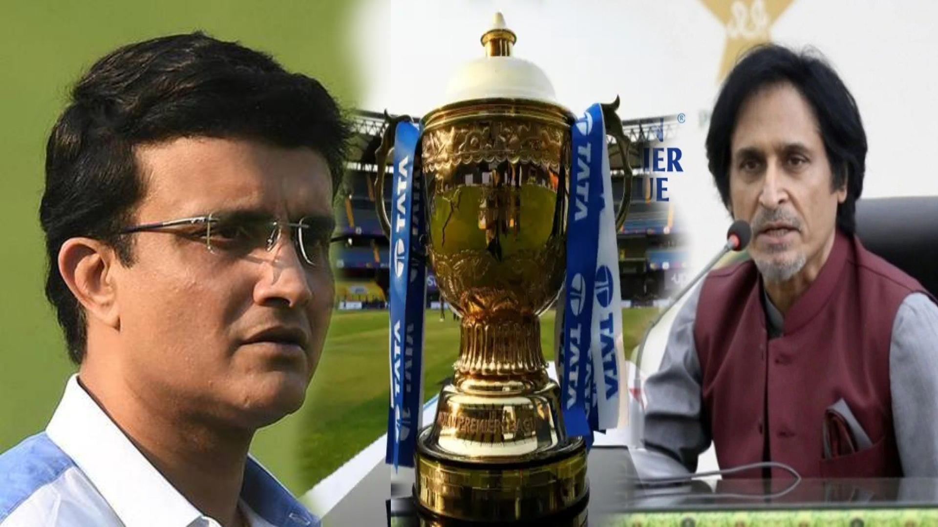 Ramiz raja on sourav ganguly ipl final invitation india vs pakistan BCCI-PCB
