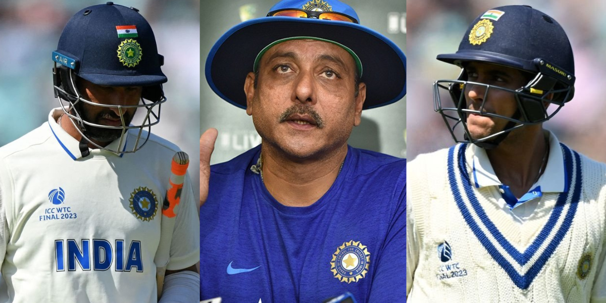 Ravi Shastri reprimanded Shubman Gill and Cheteshwar Pujara
