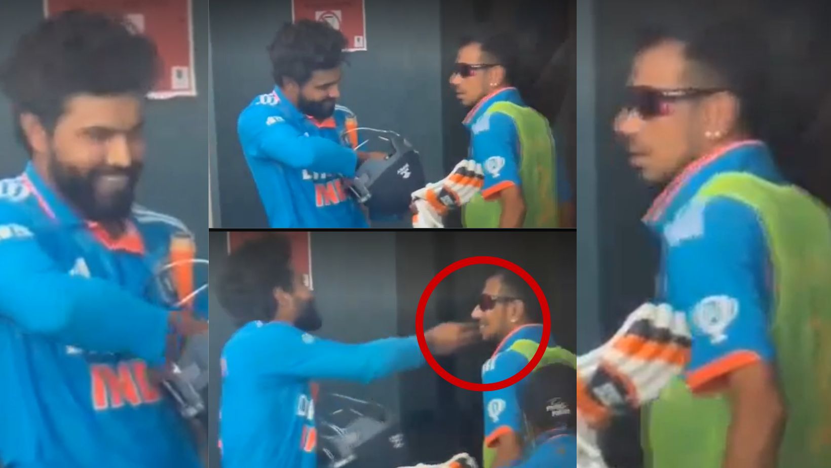 ड्रेसिंग रूम में Ravindra Jadeja को धमकी दे रहे थे युजवेन्द्र चहल, तो जड्डु ने जड़ डाला थप्पड़ , VIDEO...