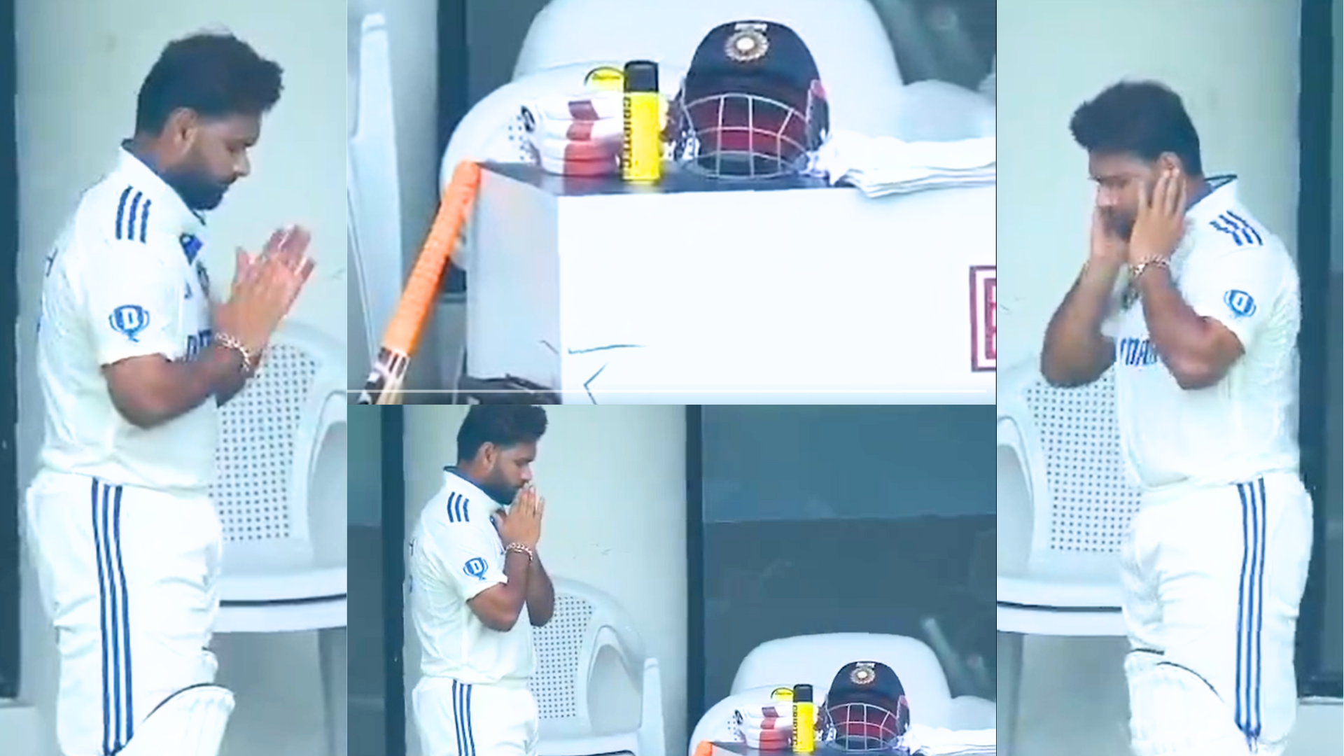 Rishabh Pant ने मैदान पर उतरने से पहले की बल्ले की पूजा, चेन्नई टेस्ट के तीसरे दिन दिखा गजब नजारा, V...