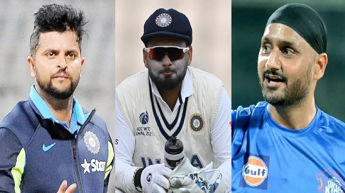 Rishabh Pant-harbhajan raina