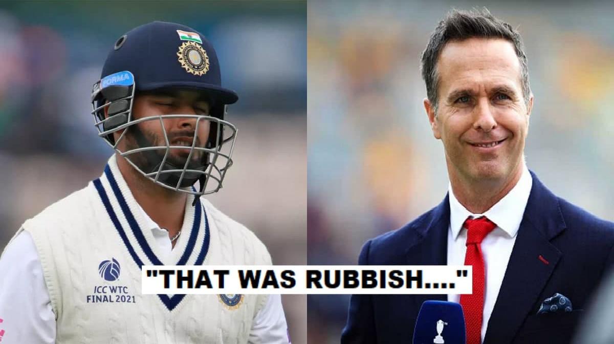 Rishabh pant-Michael vaughan