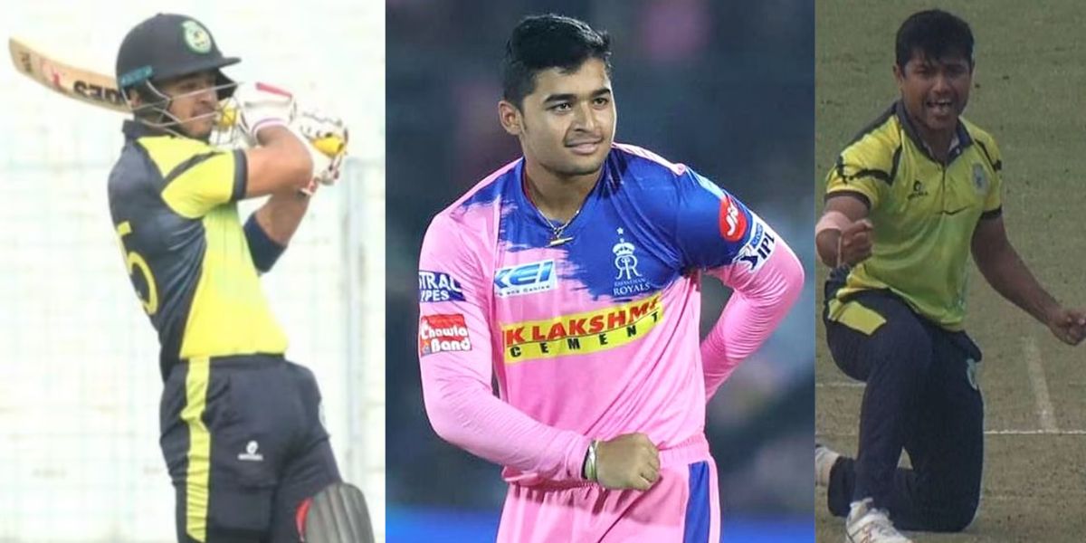 6,6,6,6,6... रियान पराग ने गेंद-बल्ले से मचाई तबाही, 182 रन ठोक लिए इतने विकेट