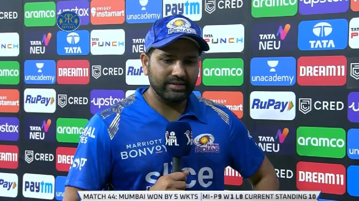 Rohit Shara Statement After MI vs RR IPL 44 Match