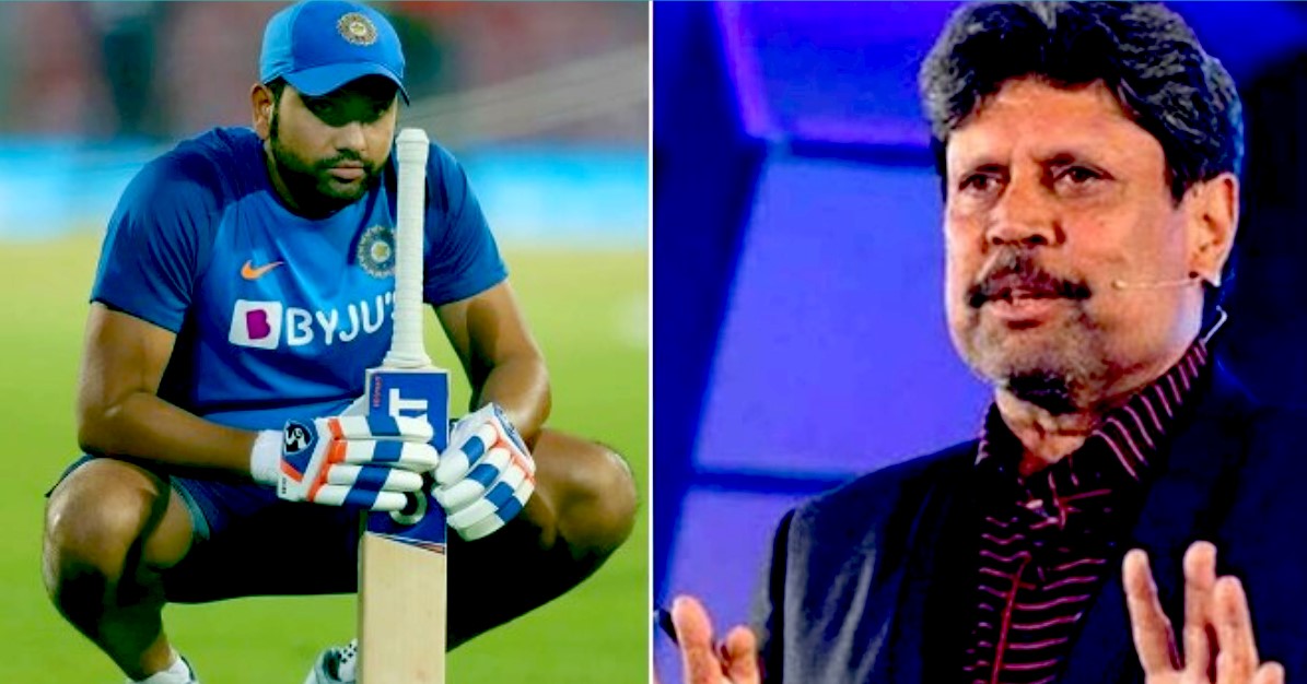 Rohit Sharma And Kapil Dev 1