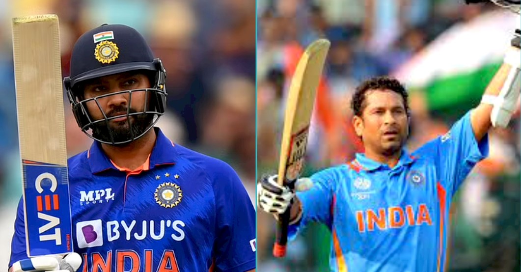 Rohit Sharma And Sachin Tendulkar