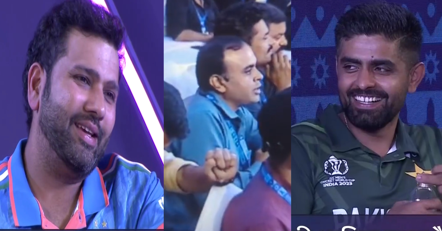 VIDEO: पत्रकार के सवाल पर Rohit Sharma ने दे डाली गाली, तो हंस-हंसकर बाबर आजम का हुआ बुरा हाल