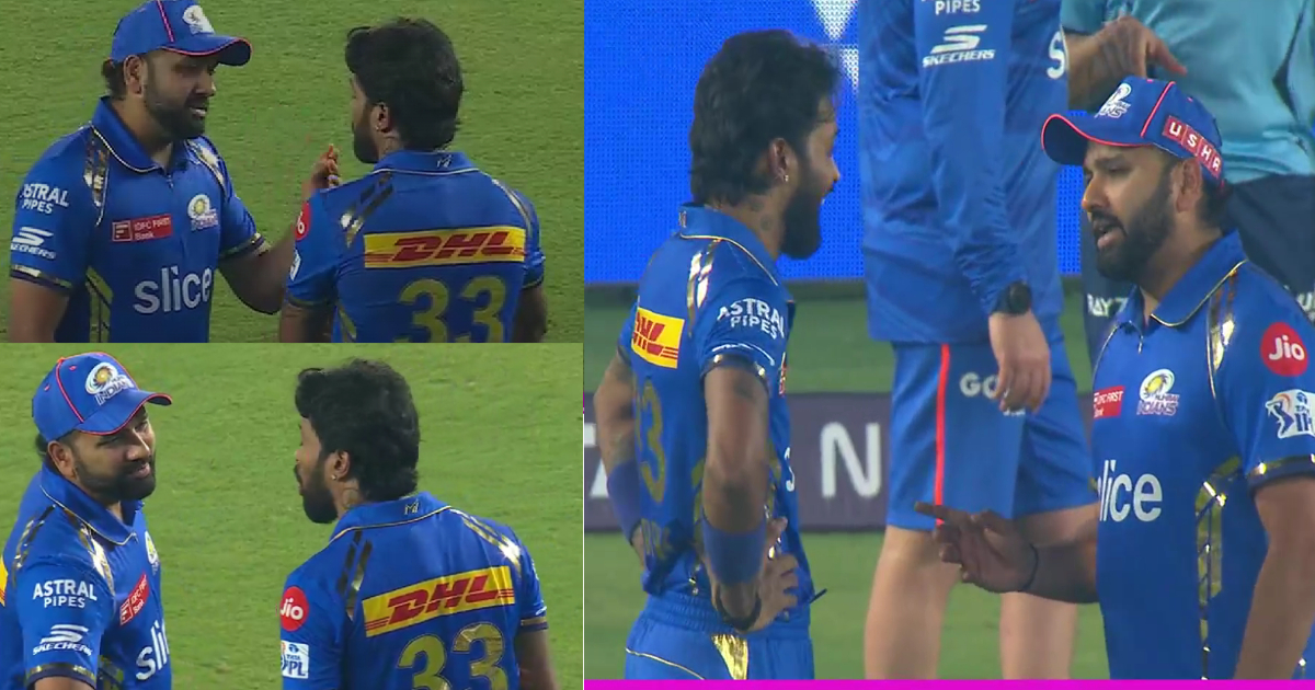 Rohit Sharma ने मैच के बाद Hardik Pandya की लगाई क्लास! गुजरात से शर्मनाक हार के बाद का VIDEO वायरल