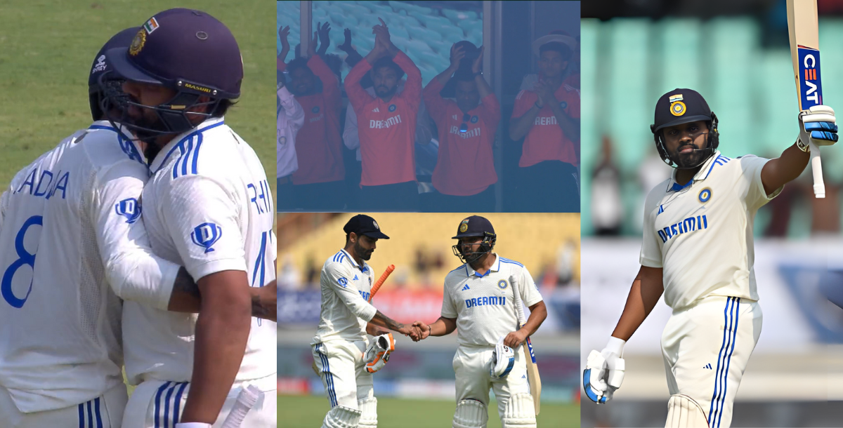 VIDEO: राजकोट में हो गई अनहोनी, Rohit Sharma ने शतक के बावजूद नहीं उतारा हेलमेट, चौंकाने वाली है वजह