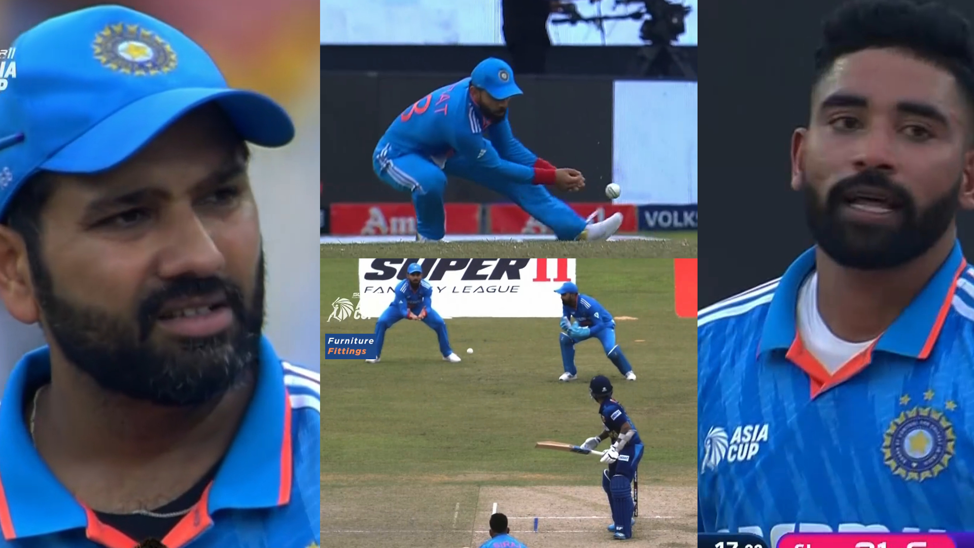 Virat Kohli ने कैच छोड़कर सिराज की मेहनत पर फेरा पानी, तो रोहित शर्मा को आया भयंकर गुस्सा, VIDEO हुआ...