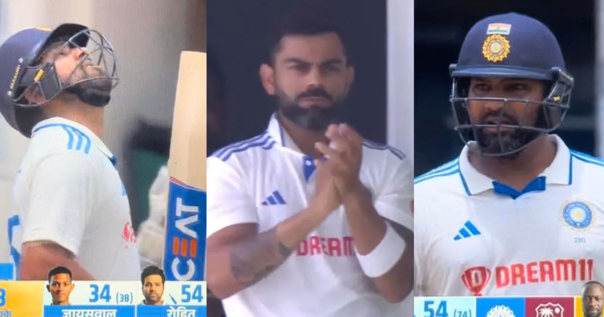 Rohit Sharma की फिफ्टी से Virat Kohli को हुई जलन! जश्न के दौरान कर डाली शर्मनाक हरकत, VIDEO हुआ वायर...