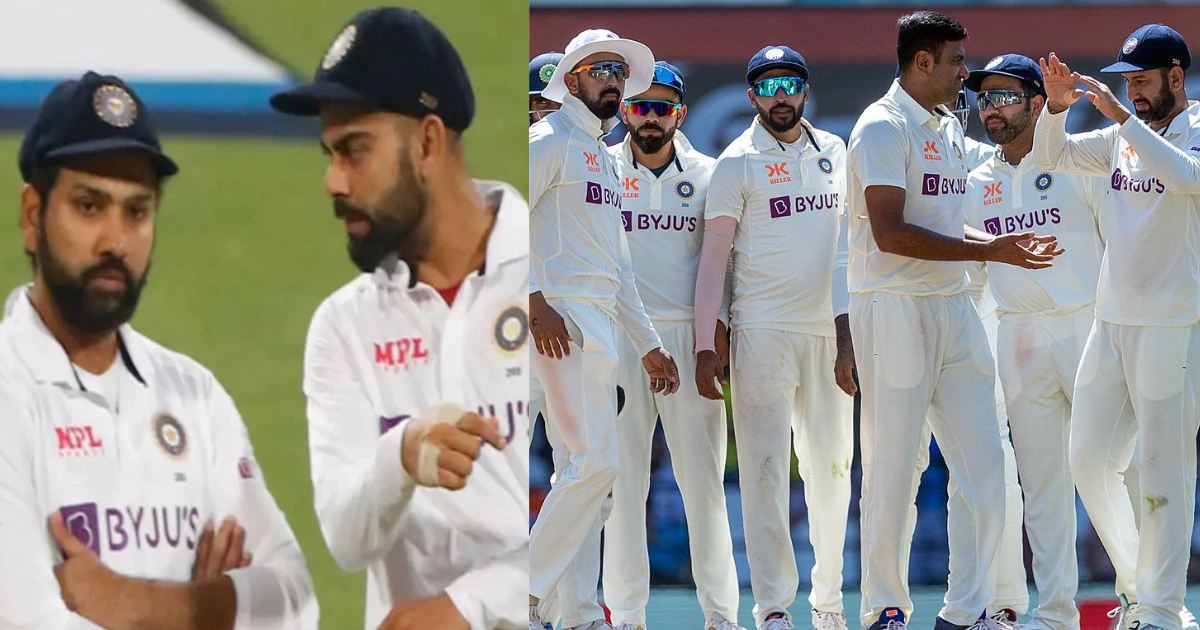 Rohit Sharma - Virat Kohli - Team india Test 1