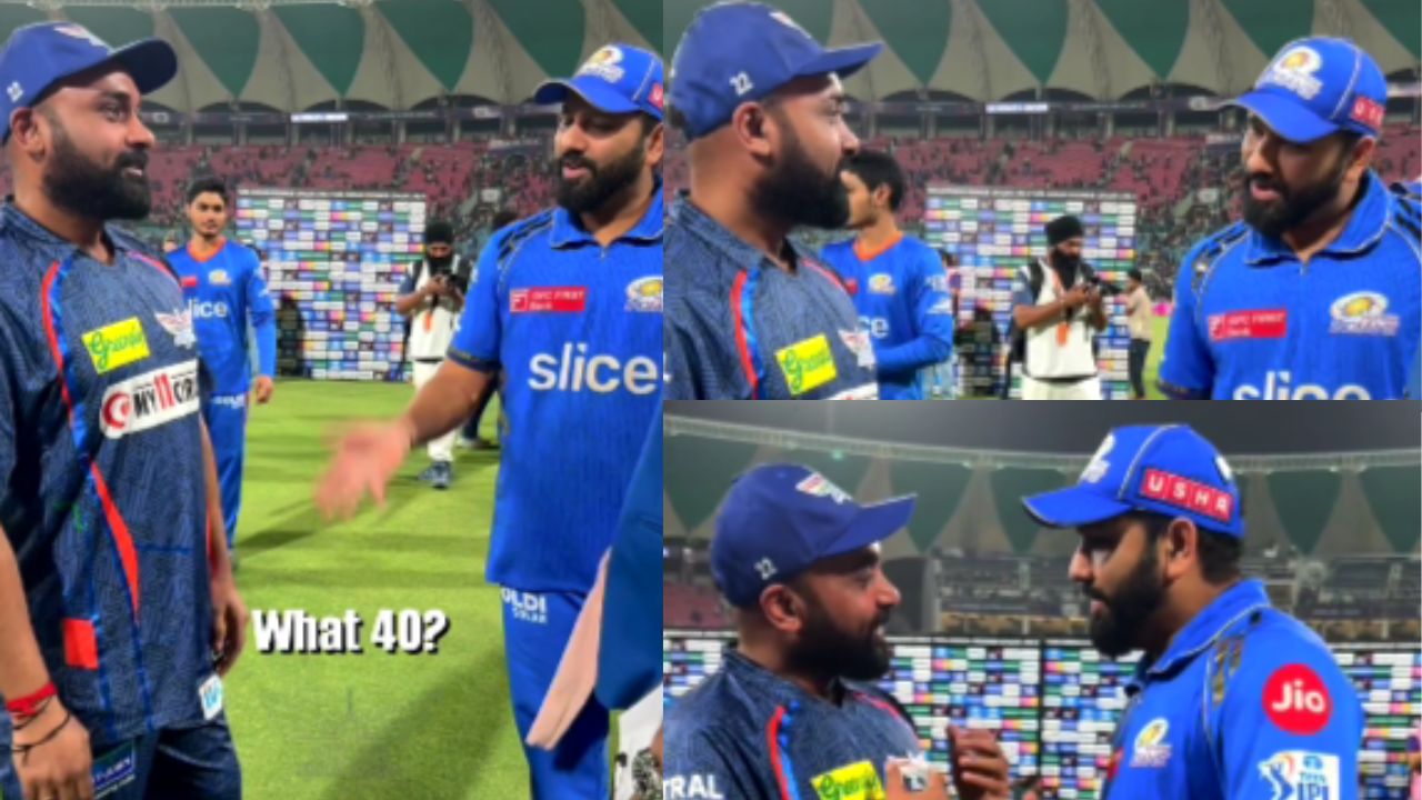 rohit sharma and amit mishra banter on their age video gone viral