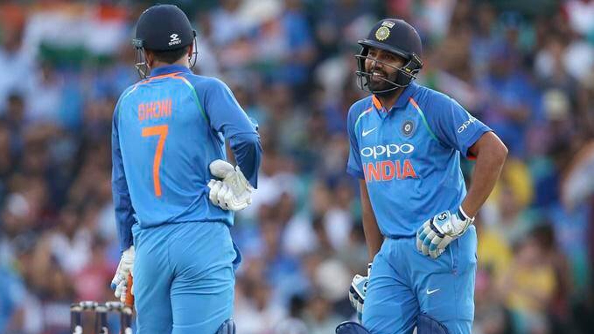 Rohit Sharma and Dhoni