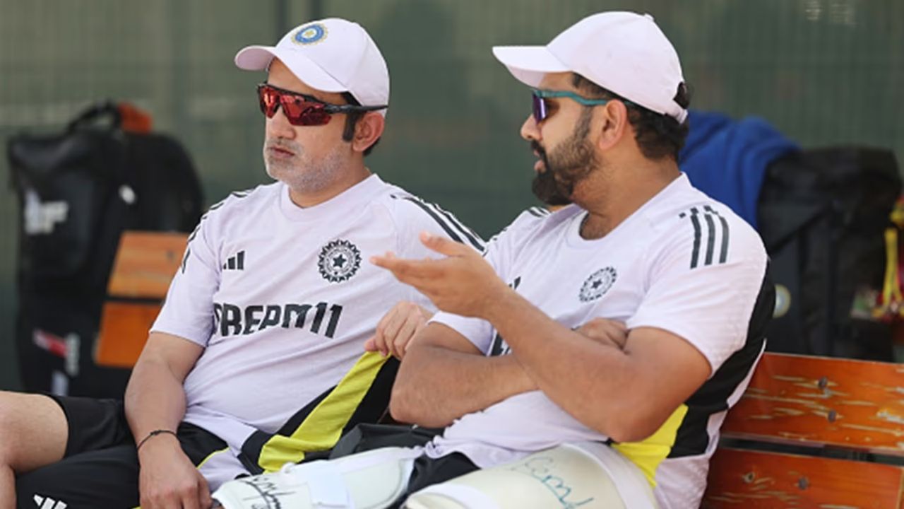 Rohit Sharma And Gautam Gambhir Rohit Sharma And Gautam Gambhir