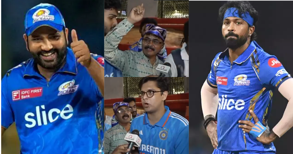 VIDEO: "वो छपरी है...", मुंबई की जीत के बाद Rohit Sharma और Hardik Pandya के फैंस आपस में भिड़े, मार...