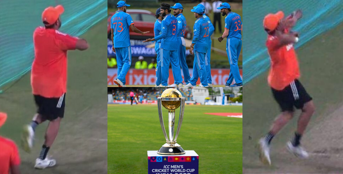Rohit Sharma became an all-rounder during the World Cup and practiced bowling in the nets