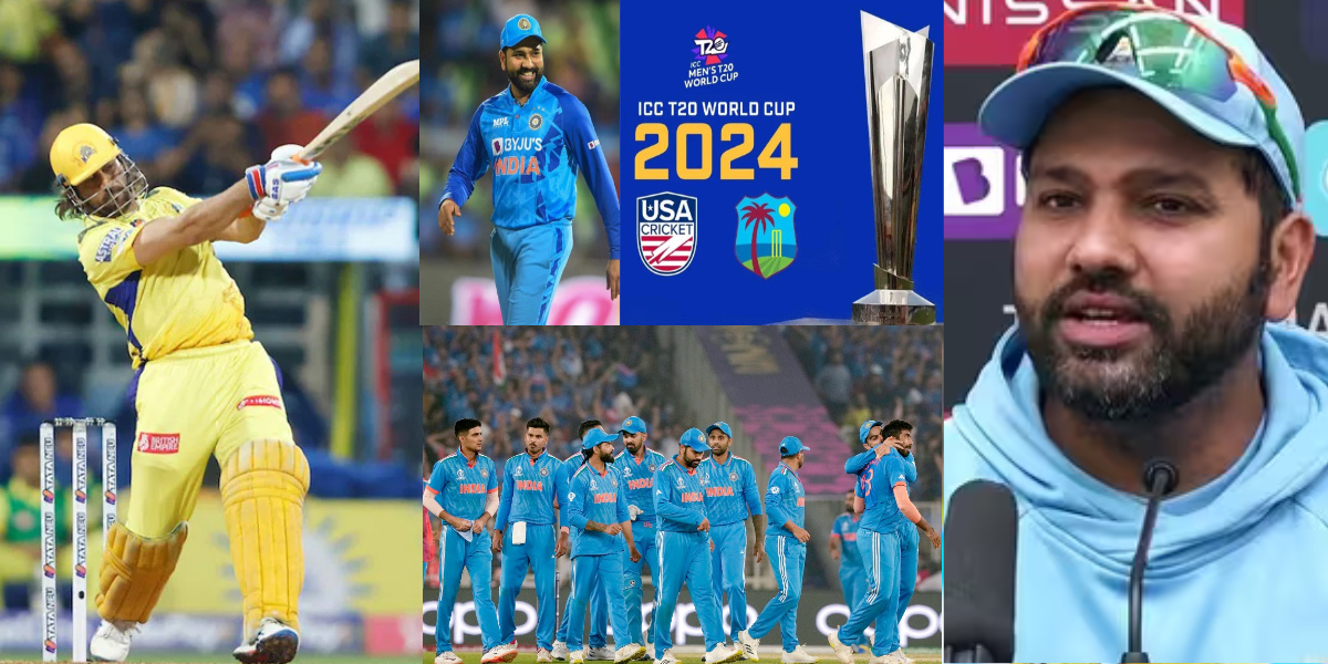 Rohit Sharma said it will be difficult to convince MS Dhoni for T20 World Cup 2024