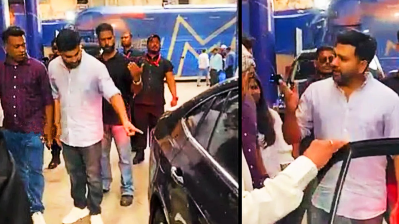 Rohit Sharma Scolds Younger Brother Vishal For Causing A Dent In Their Car Watch Viral Video 1 Rohit Sharma Scolds Younger Brother Vishal For Causing A Dent In Their Car Watch Viral Video 1