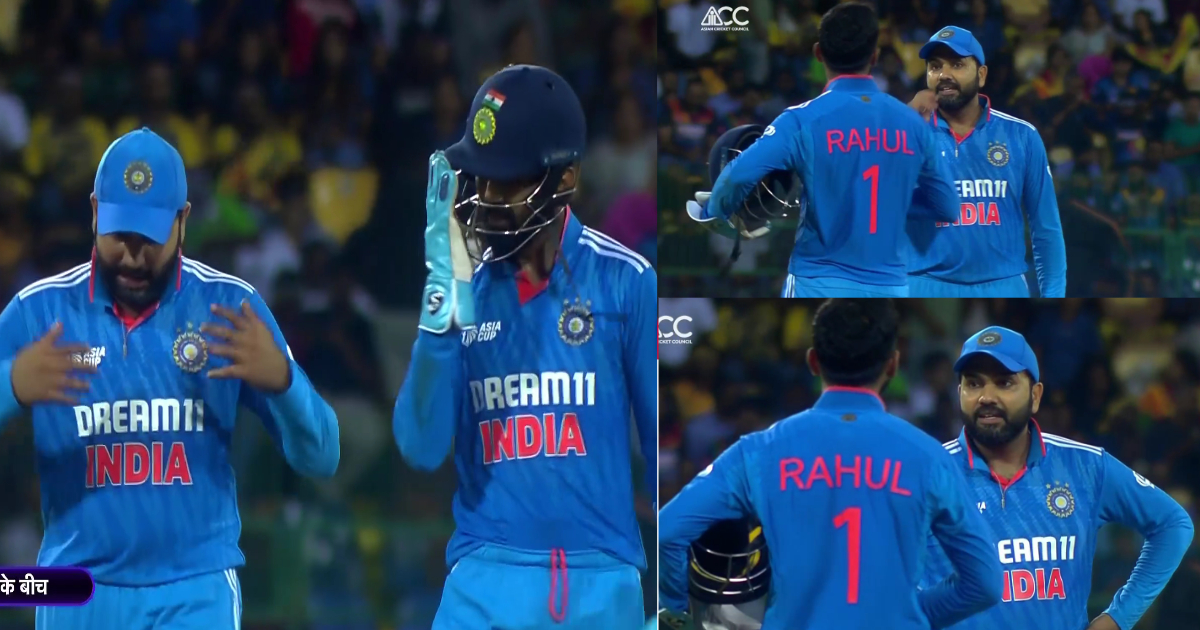 VIDEO: "मैं पागल हूं BH$#@", Rohit Sharma ने केएल राहुल के लाख मना करने पर लिया DRS, फिर गलत होने पर...