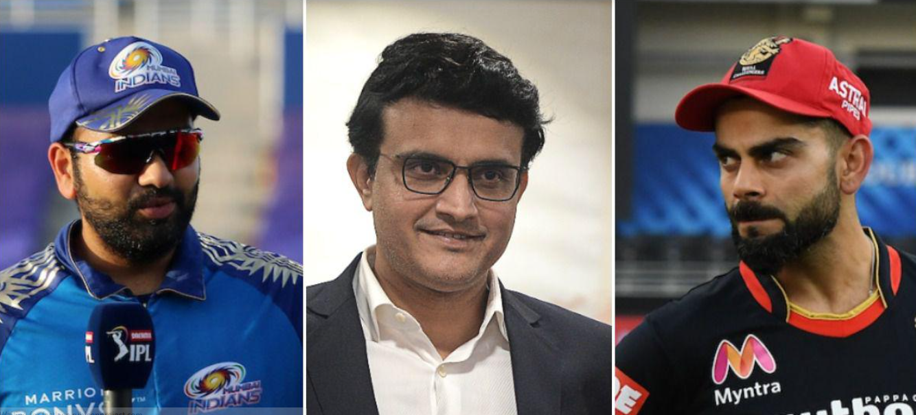 Rohit-Virat Sourav Ganguly BCCI President