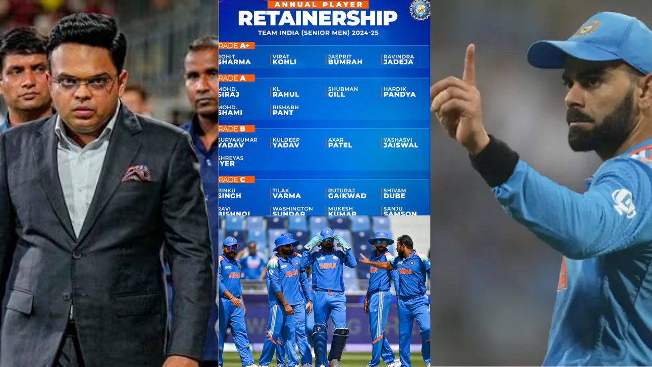 4 player out bcci contract 2025