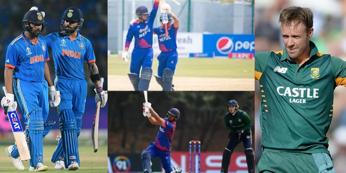 Nepal's 18 year old batsman created history breaking the record of Rohit Sharma-Kohli-de Villiers an...