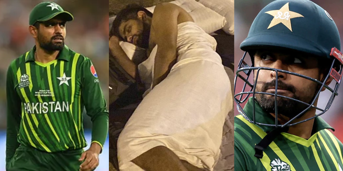 Ruined captain Babar Azam, has to spend the night on the footpath, pictures went viral
