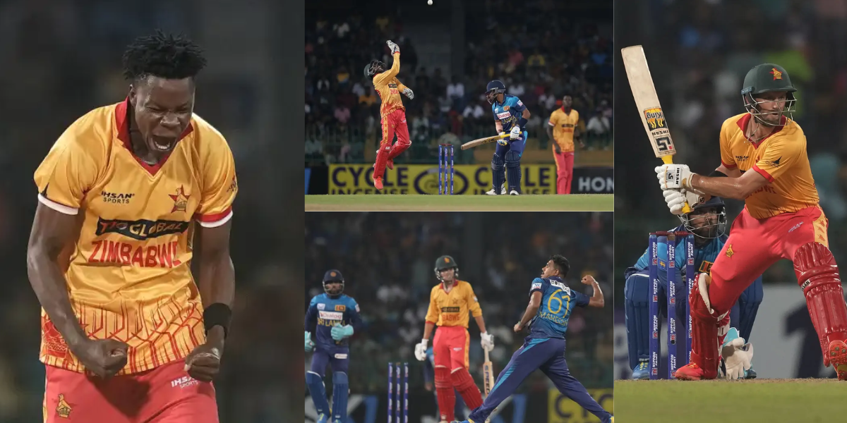 SL vs ZIM Zimbabwe defeated Sri Lanka by 4 wickets in the second T20 match.