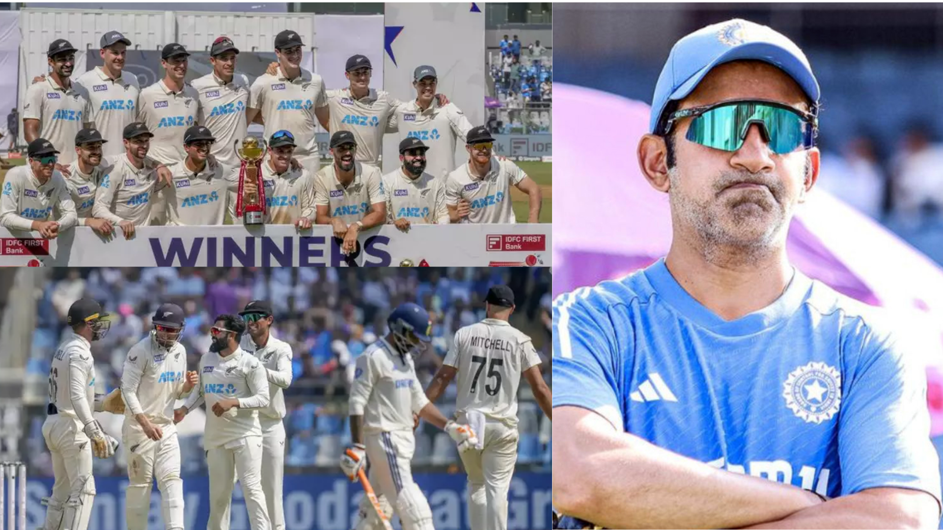 दिपाली पर Gautam Gambhir के 'बम' हो गए फुस्स, न्यूजीलैंड 3-0 से सीरीज जीतकर निकाल दिया दिवाला तो दर्...
