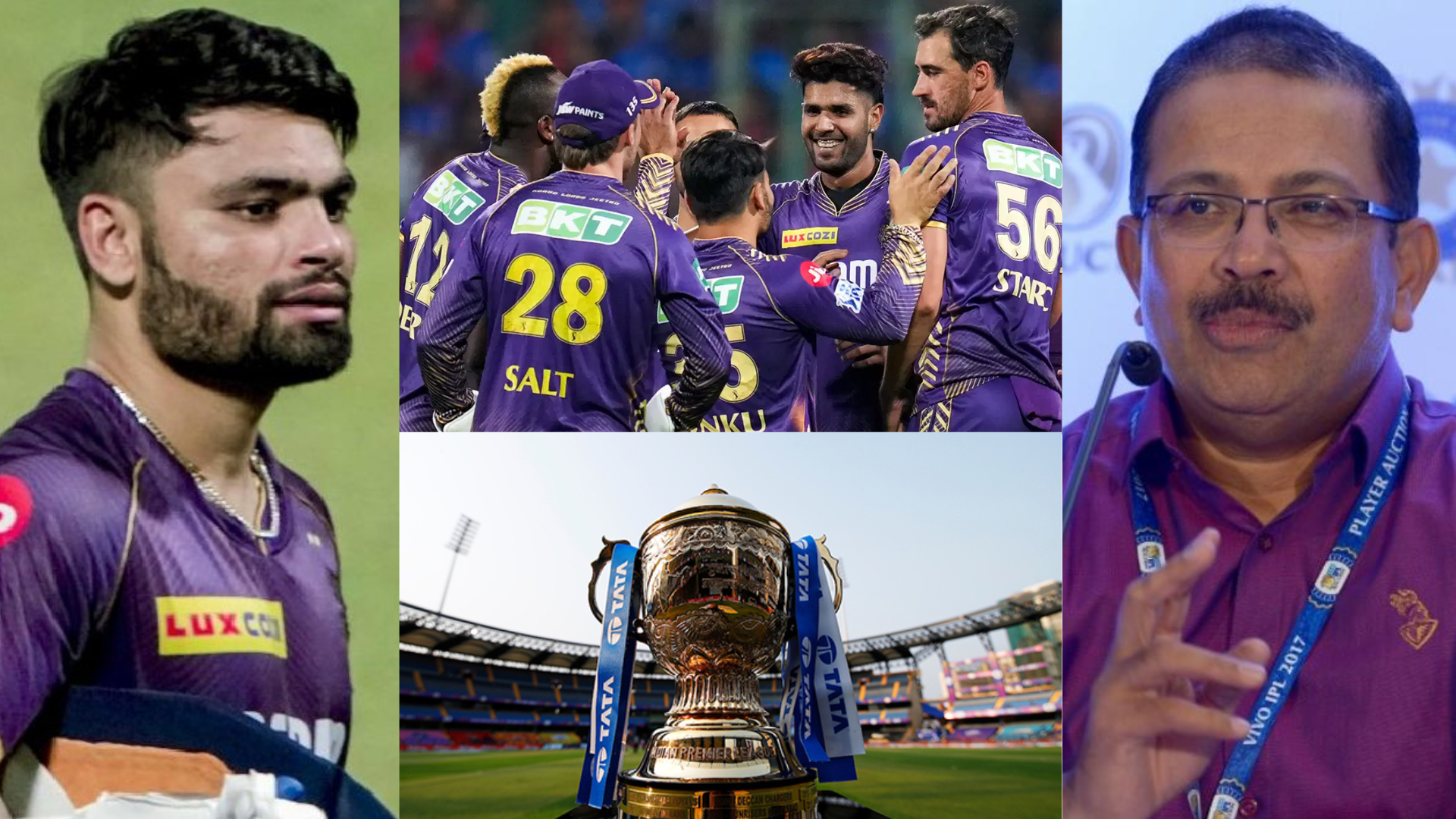 KKR के नए कप्तान-उपकप्तान के नाम आए सामने, Rinku Singh का मूड खराब, ये 2 खिलाड़ियों को जिम्मेदारी