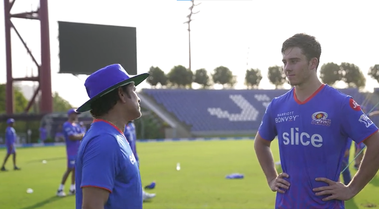 Sachin Tendulkar in Talk With Dewald Brevis