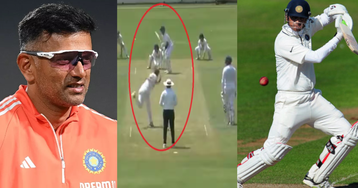 अपने पिता से भी 2 कदम आगे निकला Rahul Dravid का बेटा, गेंदबाजों की लगाई क्लास, धाकड़ बल्लेबाजी का VID...