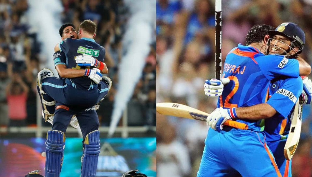 Shubhman Gill Six recreated 2011 wc final