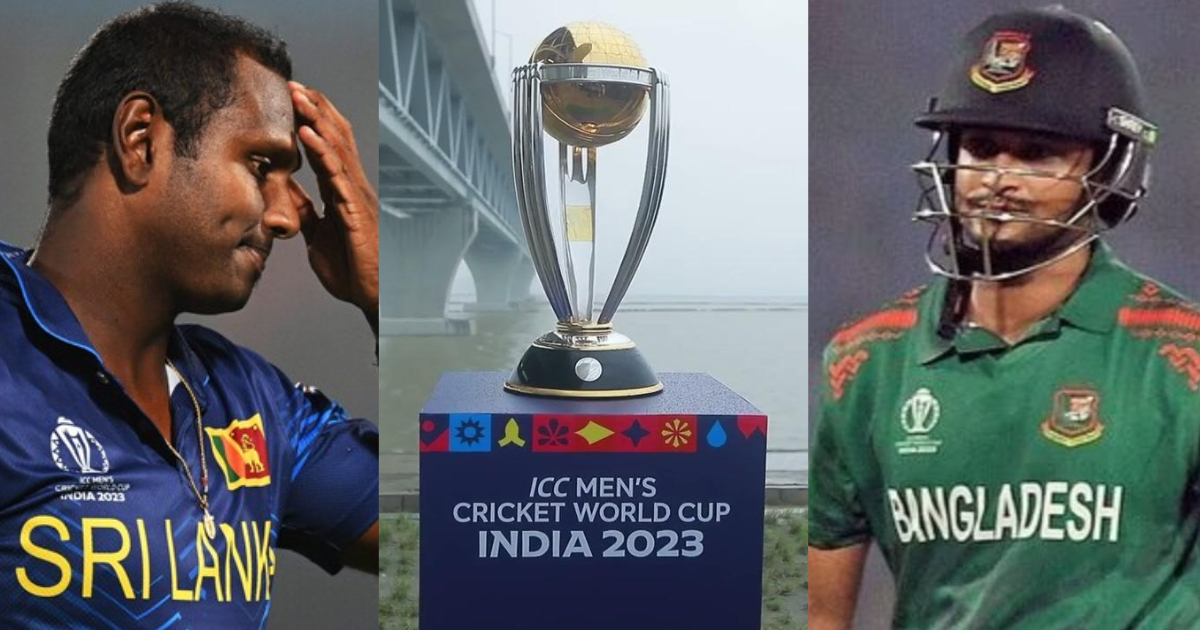 Shakib Al Hasan को मिली एंजेलो मैथ्यूज से पंगा लेने की सजा, वर्ल्ड कप 2023 के बीच ही हो गया बड़ा हादस...