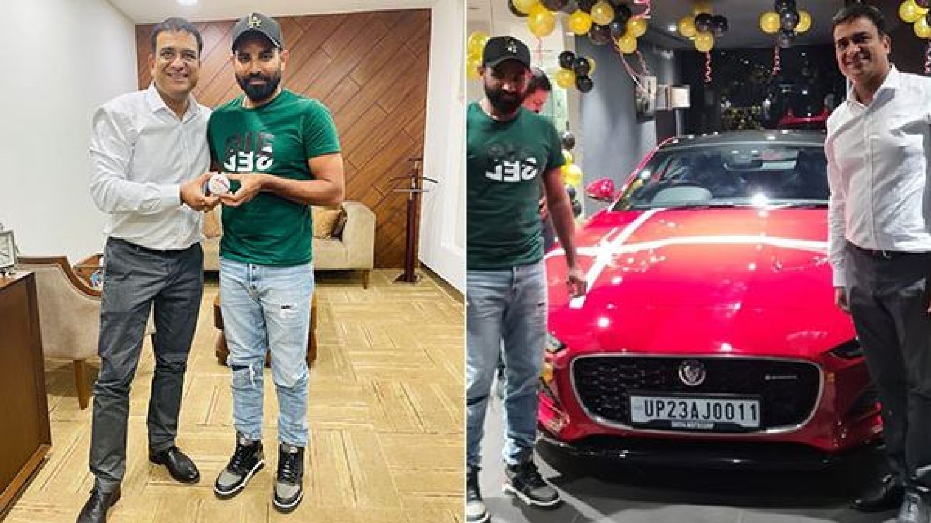 Mohammed Shami Buys jaguar car