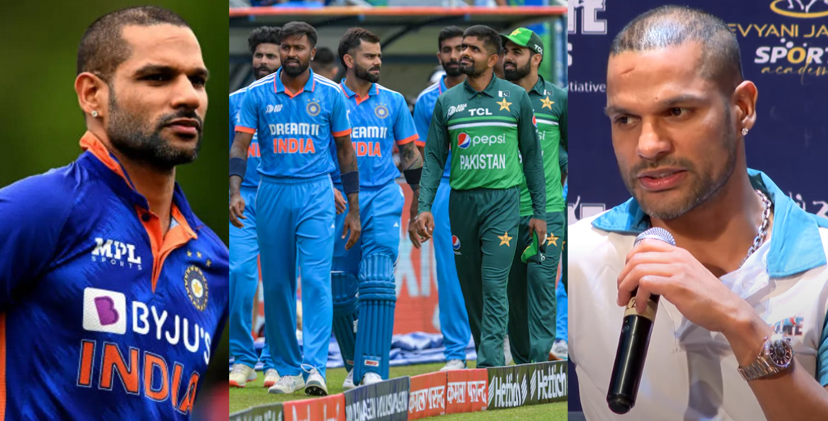 Shikhar-Dhawan can play in place of Shubman Gill in the IND vs PAK match on October 14 in world cup