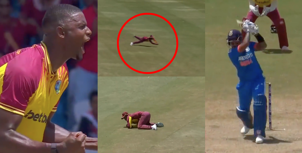 VIDEO: Shimron Hetmyer बने स्पाइडरमैन, हवा में उड़ते हुए जमीन से 2 इंच ऊपर लपकी गेंद, Suryakumar Yada...