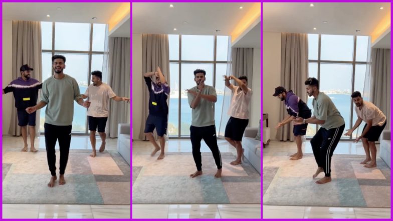 rohit sharma shreyas iyer dance video