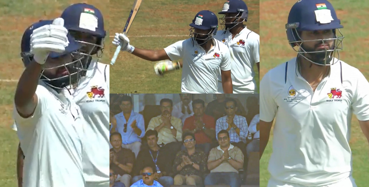 Shreyas Iyer scored a half-century in the final of Ranji Trophy 2023-24 Watch video here