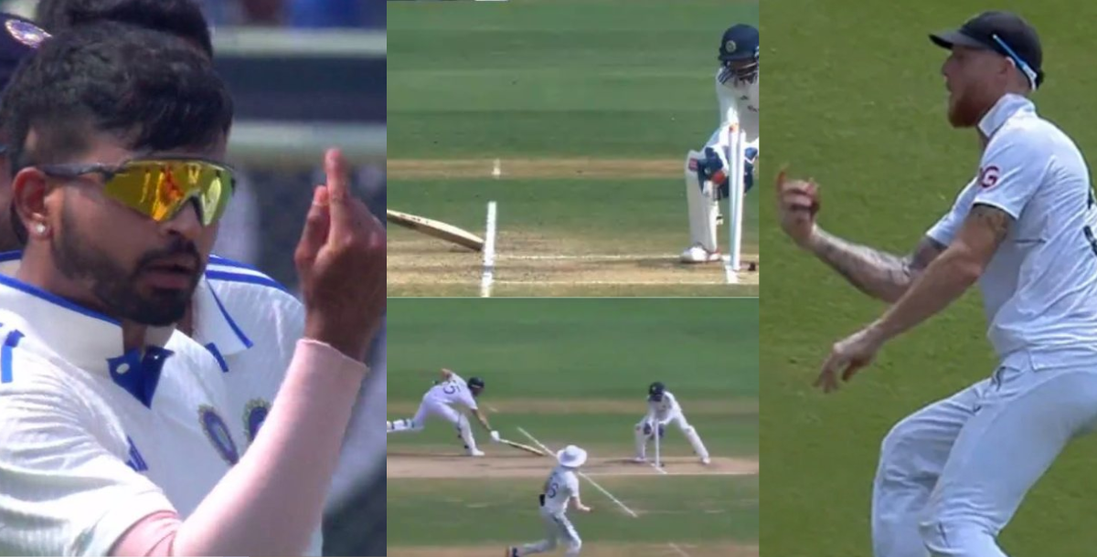 Shreyas Iyer took revenge for his wicket by running out Ben Stokes video of celebration goes viral