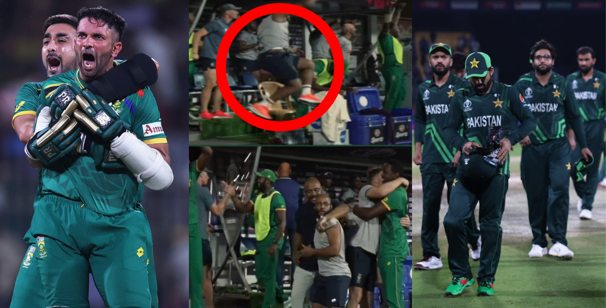 South Africa team including Temba Bavuma celebrated after defeating Pakistan video viral