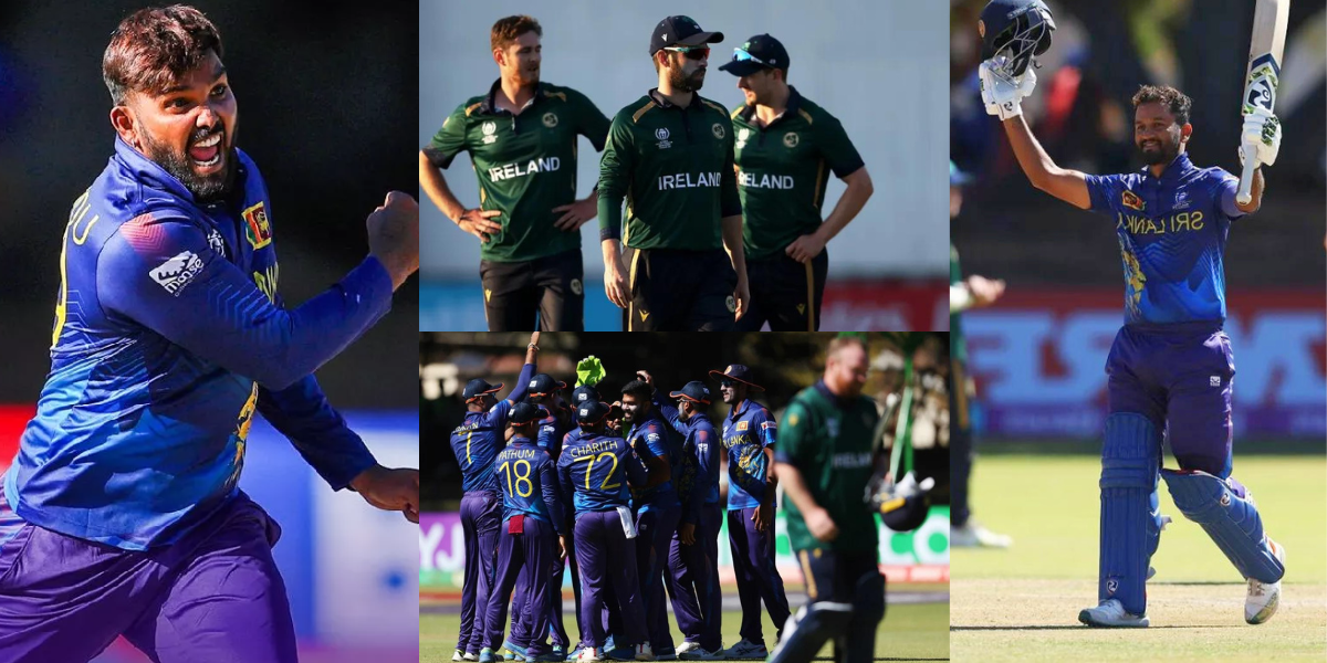 Sri lanka beat ireland by 133 runs in world cup Qualifiers 2023