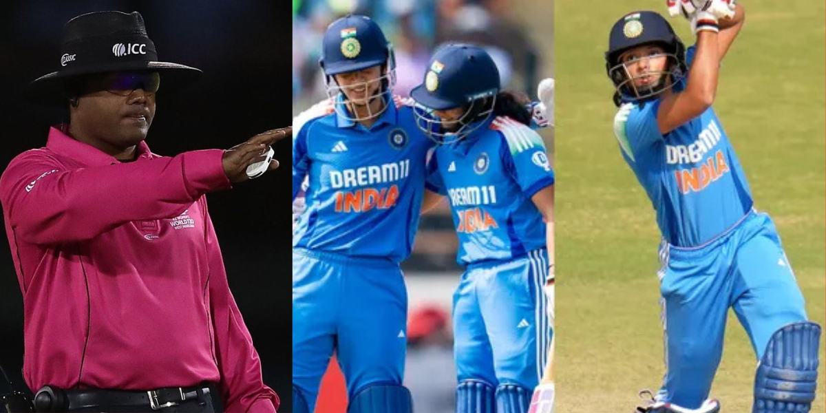 who is indian umpires daughter's Pratika Rawal who created history against ireland scrored 154 runs...