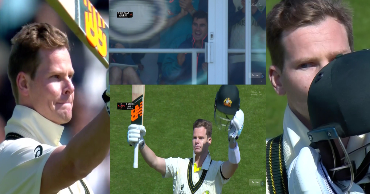 VIDEO: Steve Smith ने शतक के बाद भारत के जख्मों पर छिड़का नमक, जश्न के दौरान रोहित-विराट को चिढ़ाया