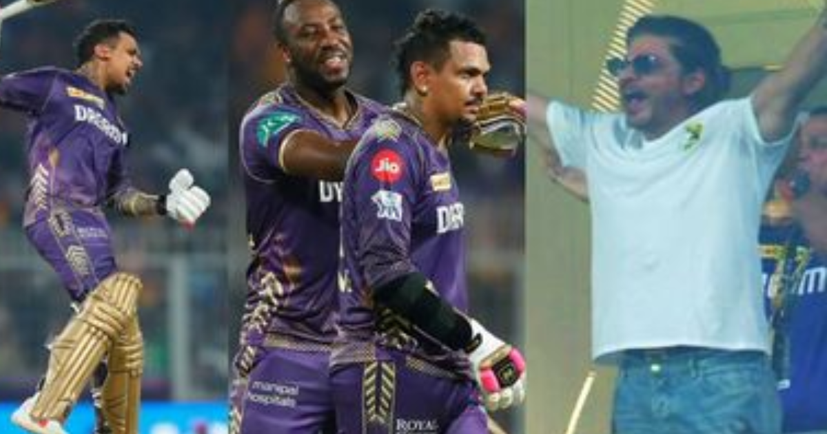 Sunil Narine का सबसे अनोखा अवतार, शतक जड़ते ही लगाई छलांग, तो शाहरुख ने भी ऐसे लुटाया प्यार, VIDEO वा...