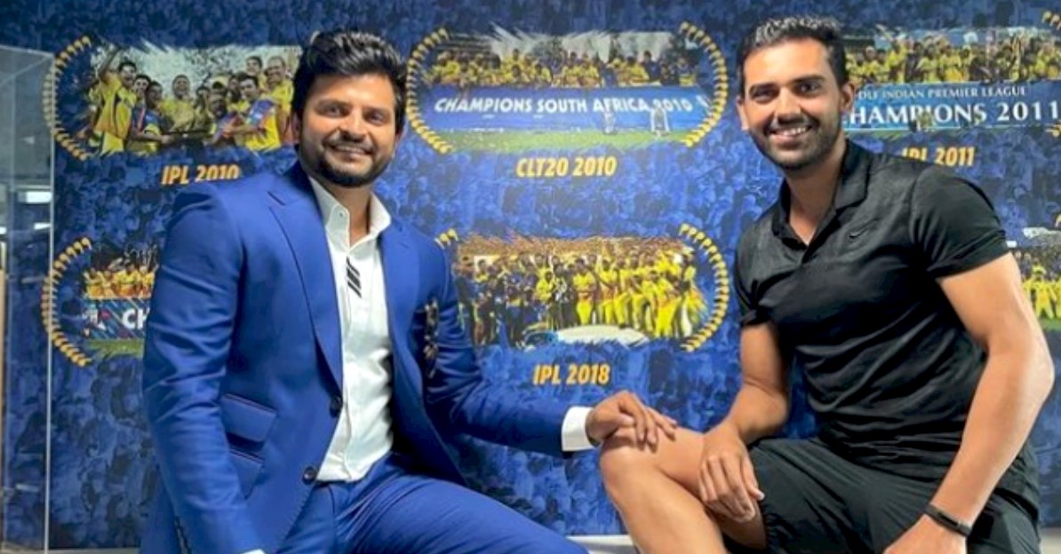 Suresh Raina And Deepak Chahar