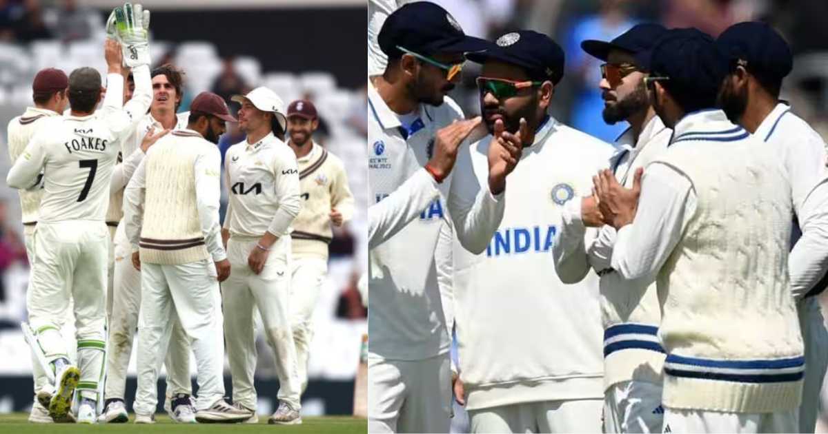 Surrey showed Team India, in England won the match by chasing a target of 501 runs