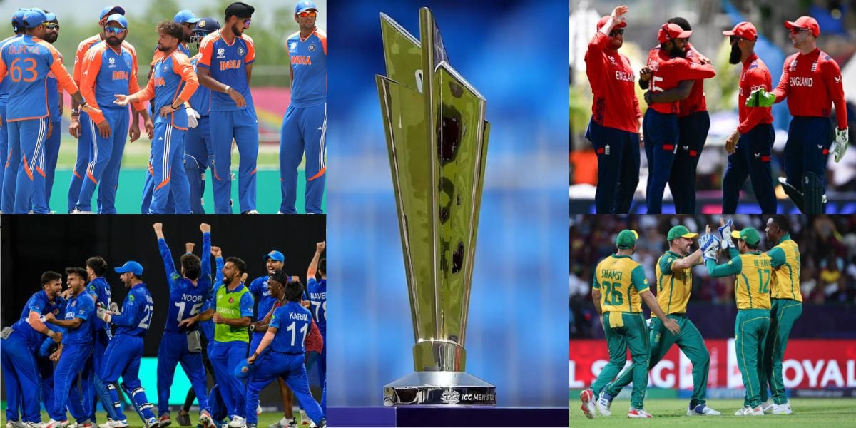T20 World Cup 2024: सेमीफाइनल की तस्वीर हुई साफ, इन 4 टीमों की हुई एंट्री, जानिए कब और कहां खेले जाए...